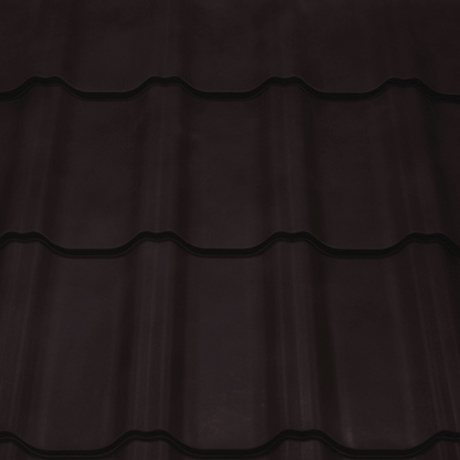 Grand Line Kvinta Plus Rooftop Бархат RAL 9005 - черный темный