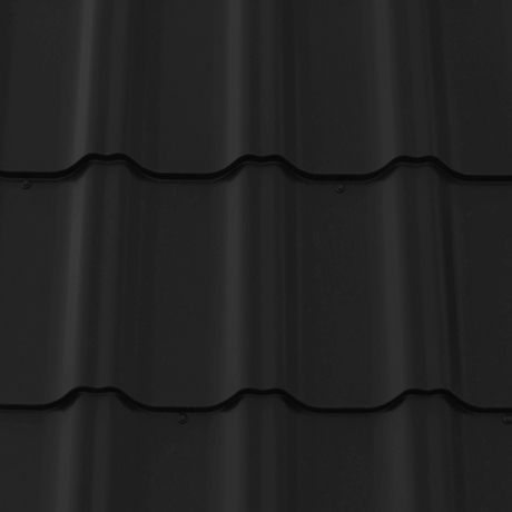 Grand Line Kvinta Uno Rooftop Бархат RAL 9005 - черный темный